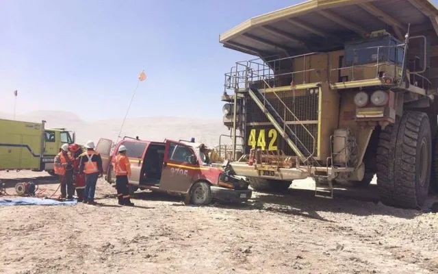 Levantamiento técnico en el sitio de un accidente de tránsito